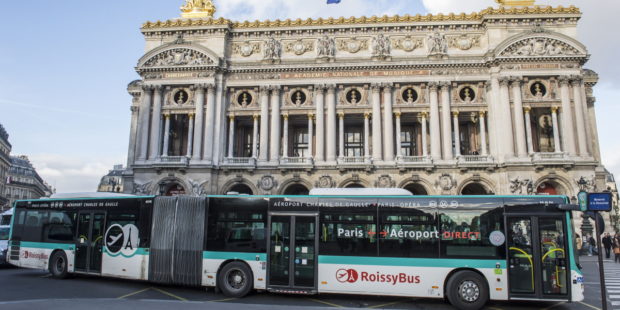 パリ中心地⇔CDGシャルルドゴール空港直行ロワシーバスの利用方法、料金、購入、乗り方、路線図