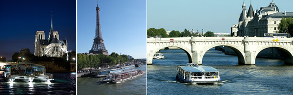 パリ・セーヌ河クルーズBateaux Parisiens